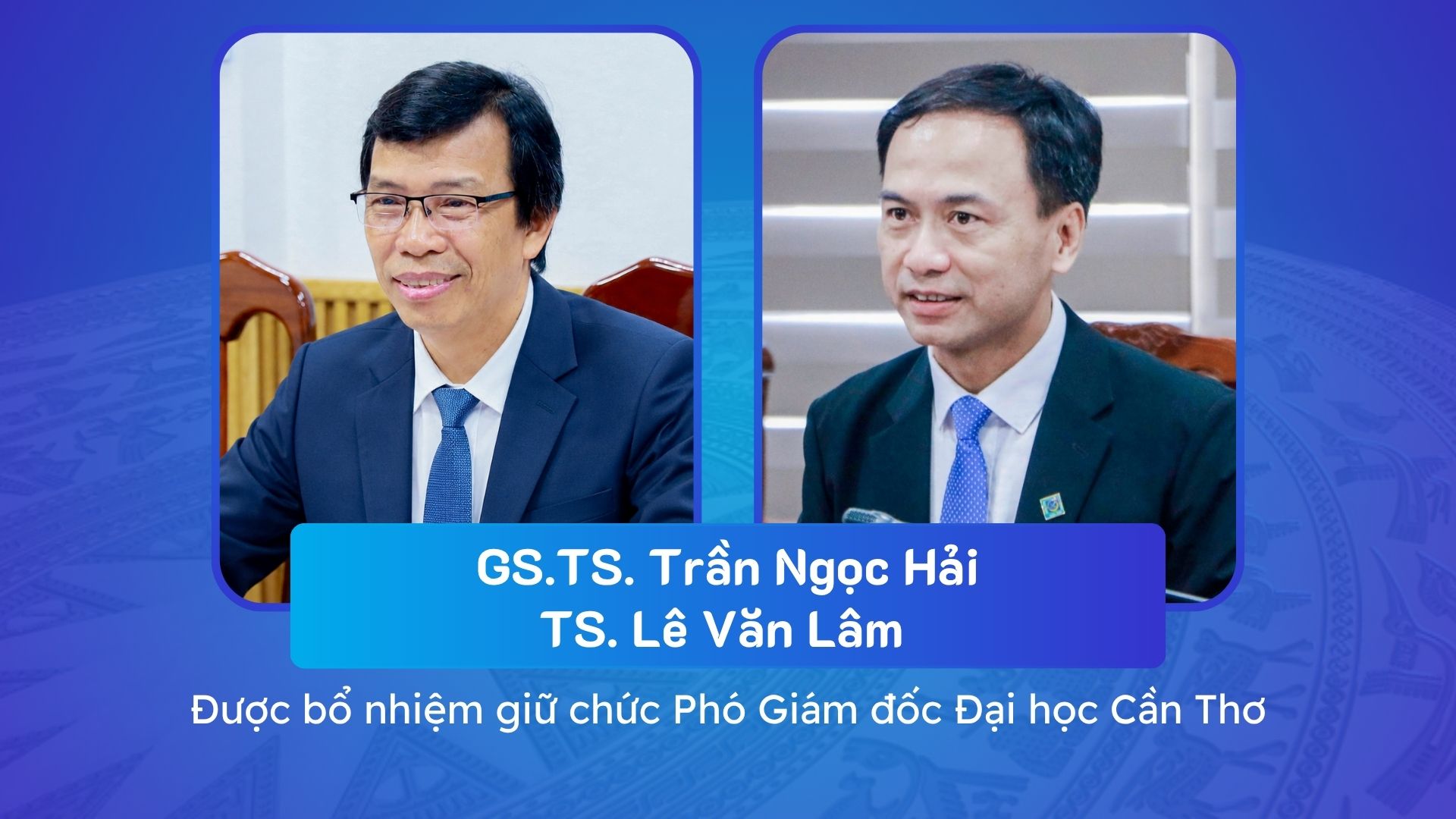 GS.TS. Trần Ngọc Hải và TS. Lê Văn Lâm được…